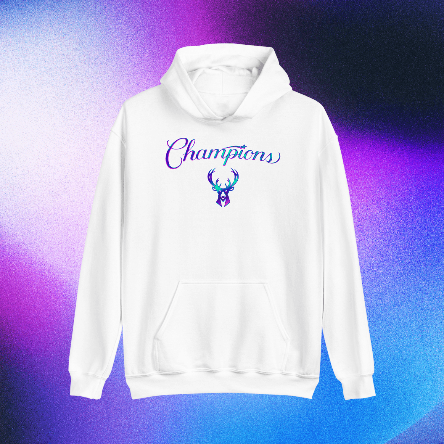 Purple and online white champion hoodie