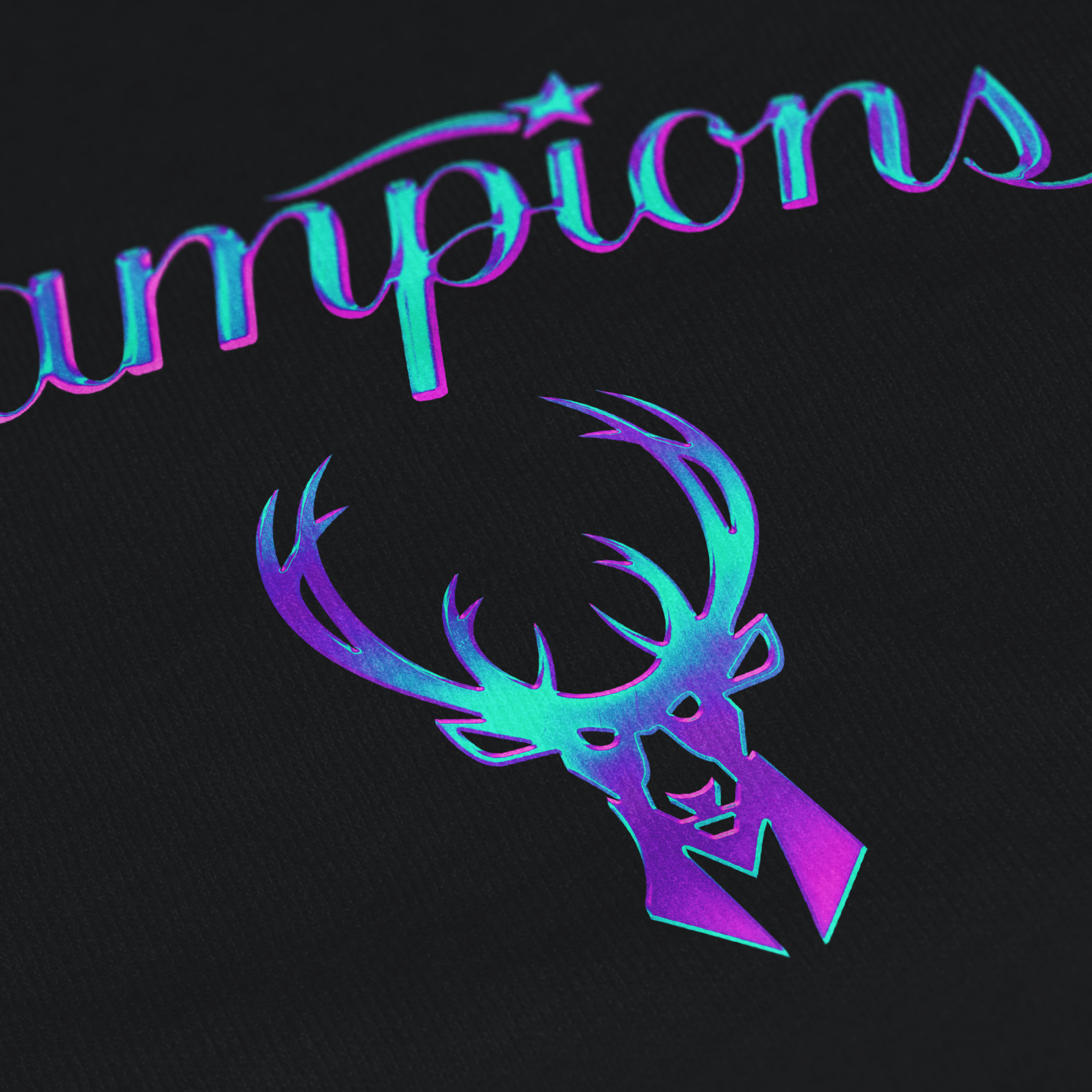 Bucks Champions - Chrome T-Shirt