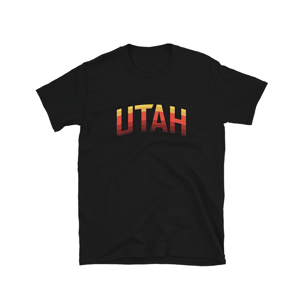 utah city edition t-shirt black