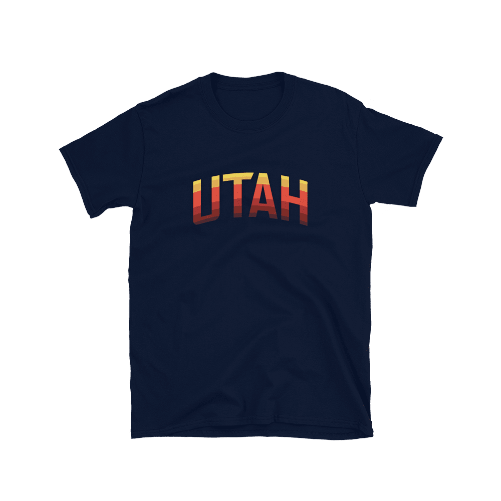 utah city edition t-shirt navy